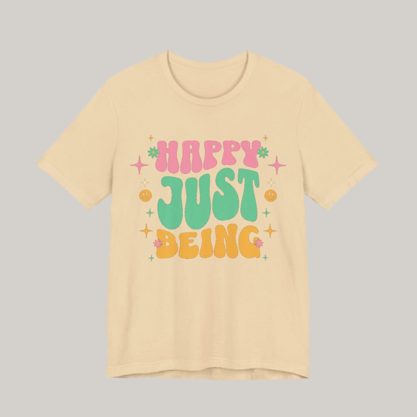Happy Face Hippie Vibe Tee - Unisex