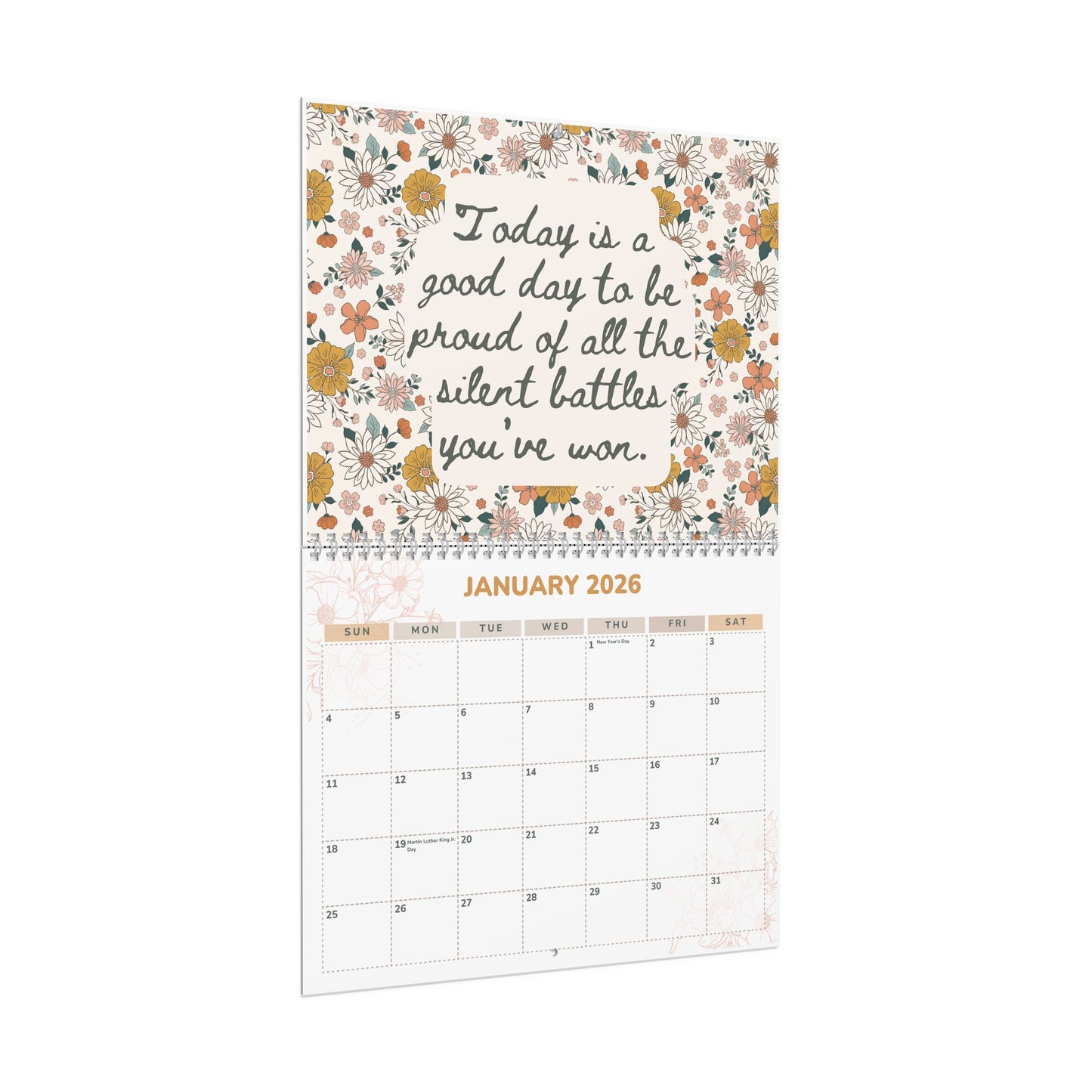 Happy Just Being Wall Calendar - 2026