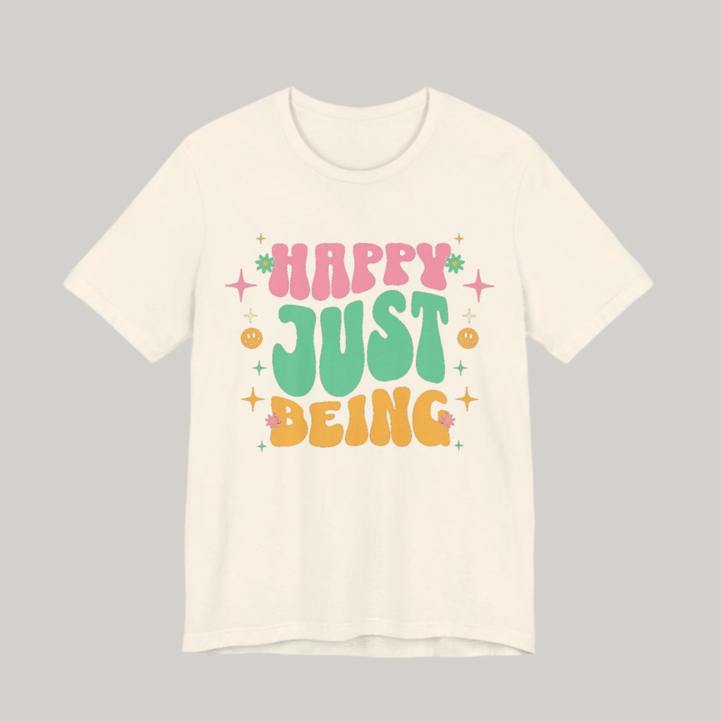 Happy Face Hippie Vibe Tee - Unisex