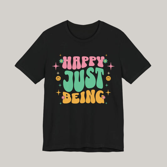 Happy Face Hippie Vibe Tee - Unisex