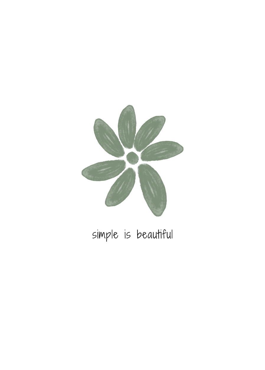 Simple Is Beautiful Tee - Unisex