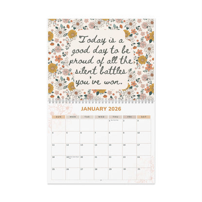 Happy Just Being Wall Calendar - 2026