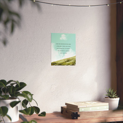 "Both Count" Mindfulness Poster 8x10 - Inspirational Wall Art Print