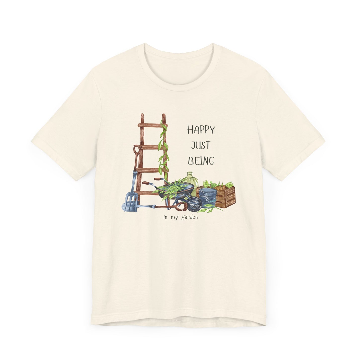 Garden Lover T-Shirt - Happy Just Being in My Garden