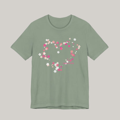 Flower Heart Tee - Unisex