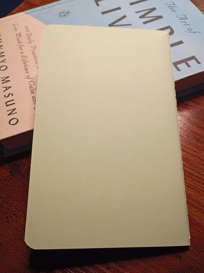 Minimalist Flower - Just Be Pocket Notebook w/Pen - Sage Green