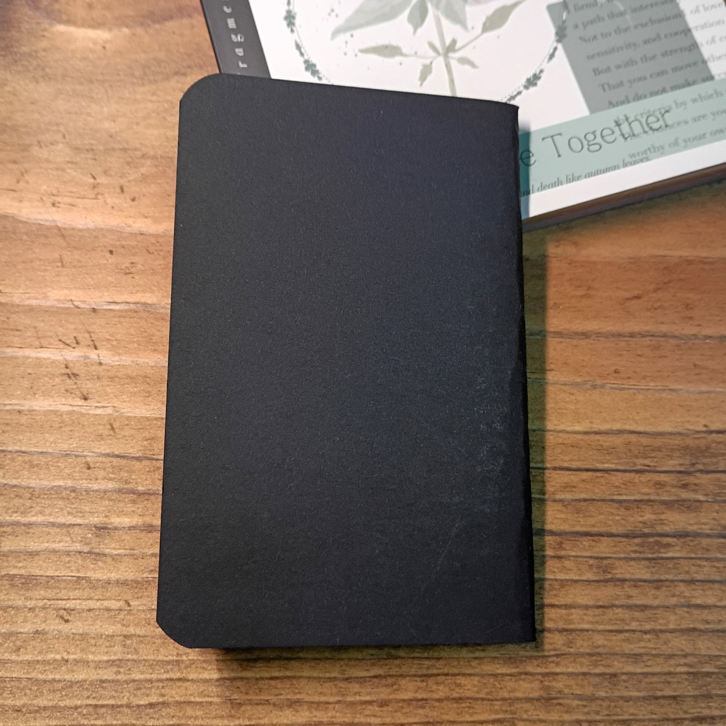 Tiny Lined Notebooks Set with Pen | Black Butterfly Happy Notes
