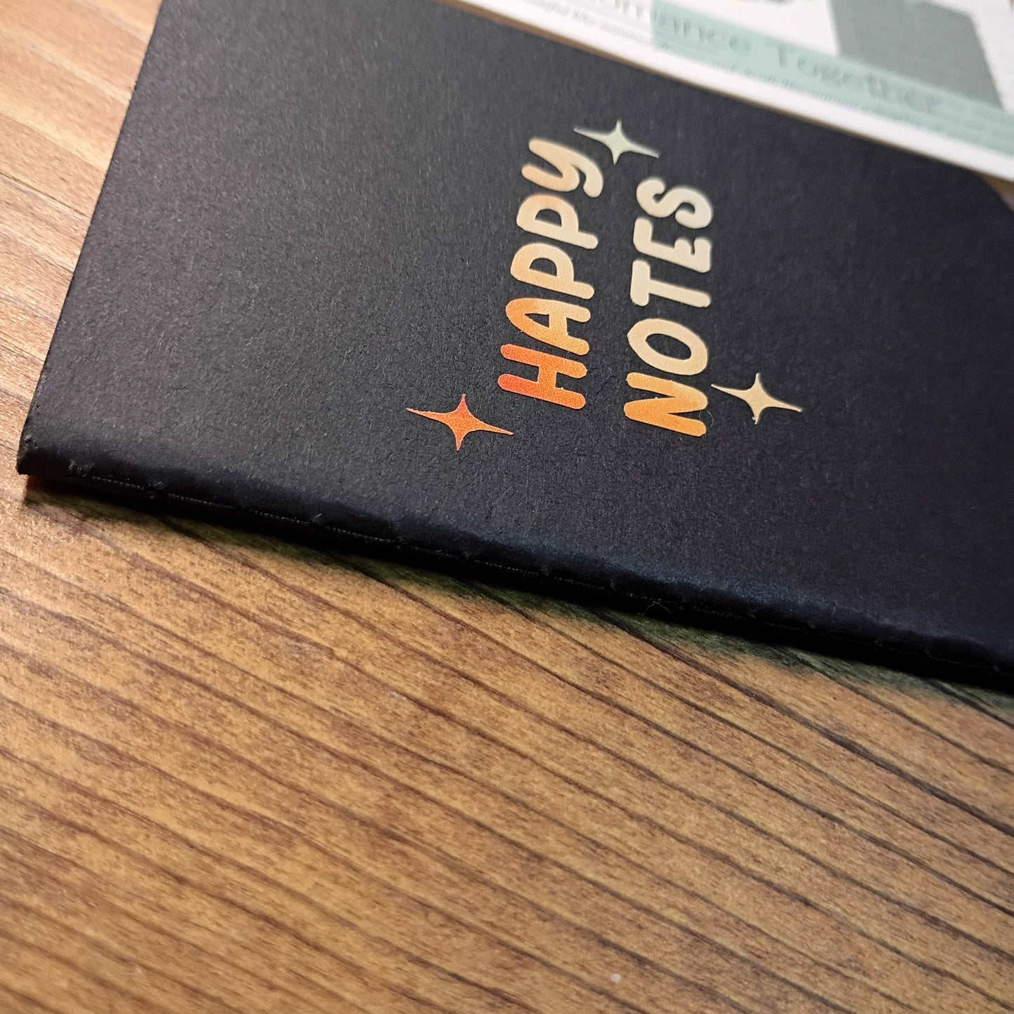 Tiny Lined Notebooks Set with Pen | Black Butterfly Happy Notes