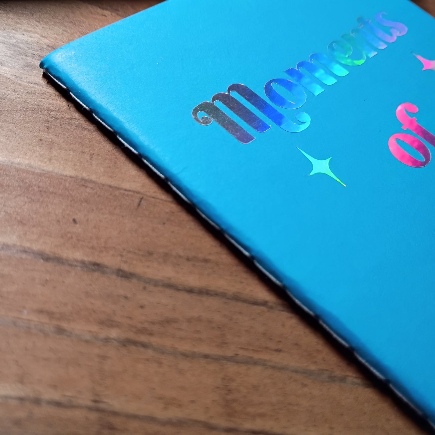 Cute Pocket Notebook with Pen | Rainbow Watercolor Moments of Joy Blue Set