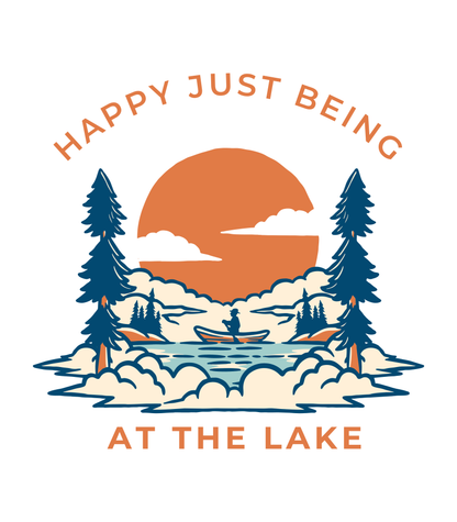 Happy Just Being at The Lake Tee - Unisex