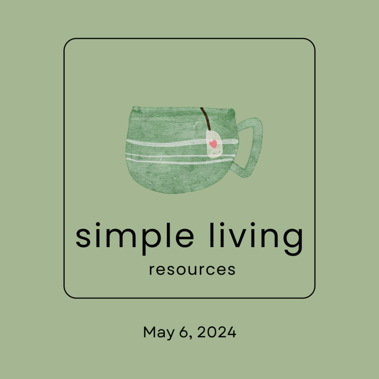 simple living resources blog