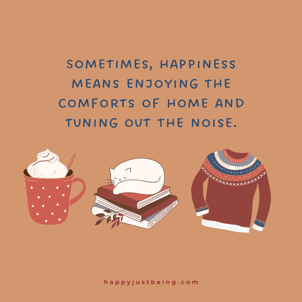 Hygge and slow living quote